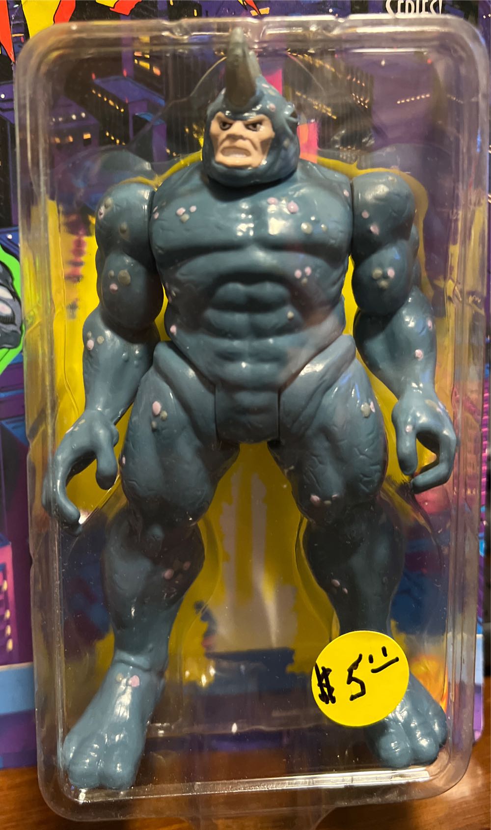Rhino - Toybiz (Spider-Man: The Animated Series) action figure collectible [Barcode 035112471271] - Main Image 3