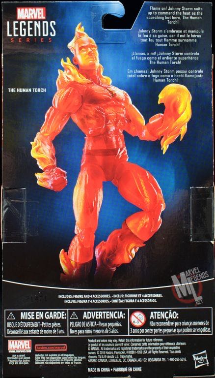 Human Torch - Hasbro (Walgreens Exclusive) action figure collectible - Main Image 4