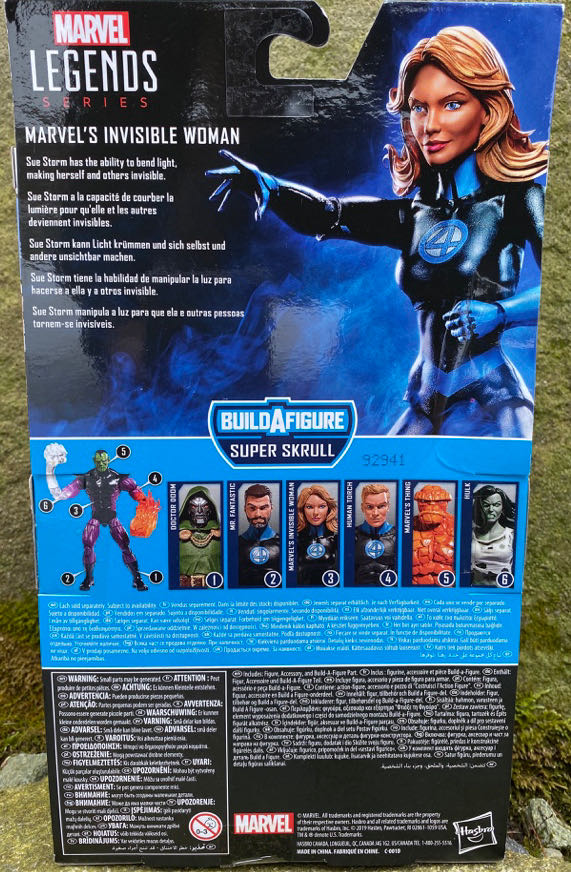 Invisible Woman - Hasbro Marvel (Super Skrull Wave) action figure collectible - Main Image 4