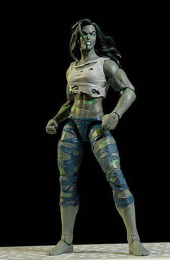 Hulk:She-Hulk(grey) - Hasbro (Marvel Legends) action figure collectible - Main Image 2
