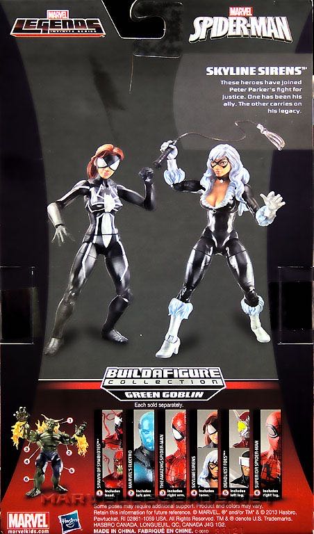 Marvel Legends Infinite Spider-Man Series : Skyline Sirens BLACK CAT (BAF Ultimate Green Goblin Series) - Hasbro (Marvel Legends) action figure collectible - Main Image 4