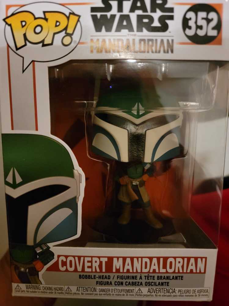 Funko Pop! - Television - The Mandalorian - Covert Mandalorian #352 - Funko (The Mandalorian) action figure collectible [Barcode 889698455442] - Main Image 1