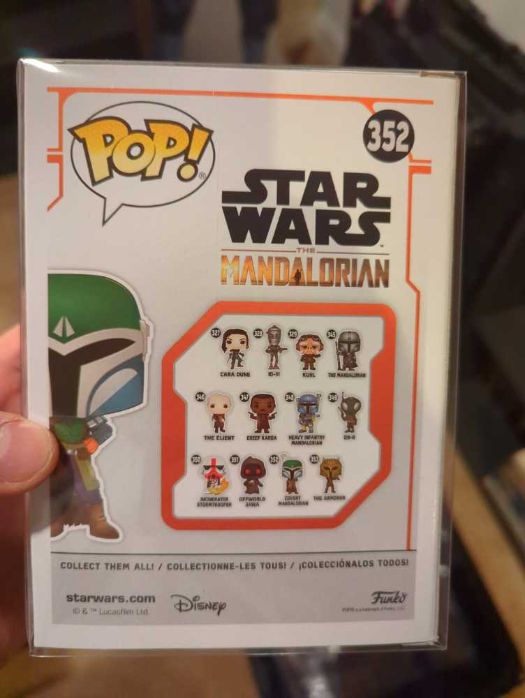 Funko Pop! - Television - The Mandalorian - Covert Mandalorian #352 - Funko (The Mandalorian) action figure collectible [Barcode 889698455442] - Main Image 2