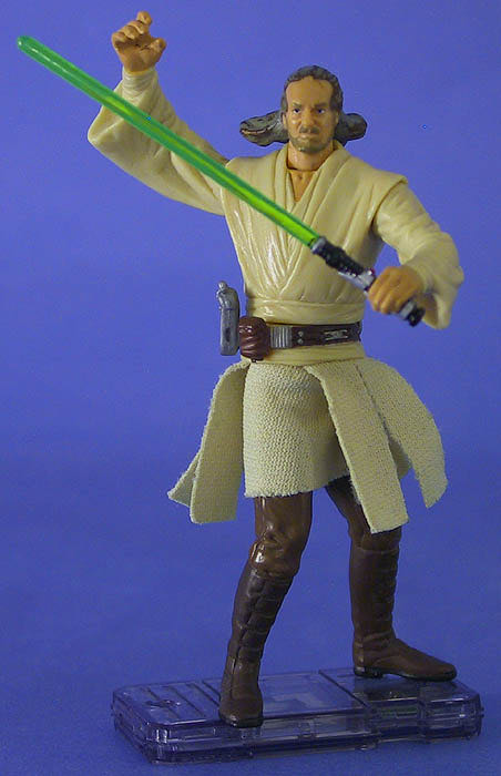 Qui-Gon Jinn (Jedi Master) - Hasbro (Star Wars - Episode 1) action figure collectible [Barcode 076930841075] - Main Image 3
