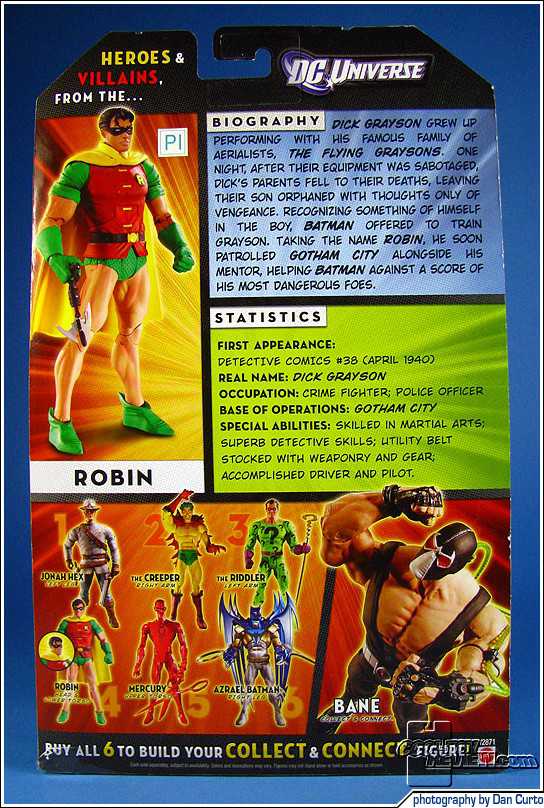 DC Universe Classics, Wave 16: Robin (Classic Head) - Mattel (DC Comics - Super Heroes) action figure collectible - Main Image 4