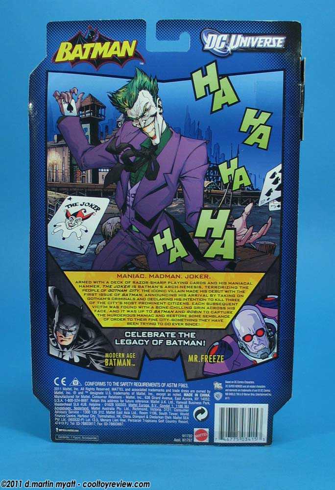 Batman Legacy, Wave 1: The Joker (Golden Age) - Mattel (DC Comics - Super Heroes) action figure collectible - Main Image 4