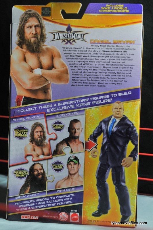 Daniel Bryan - Mattel Wwe (WWE Wrestlemania XXX) action figure collectible - Main Image 4
