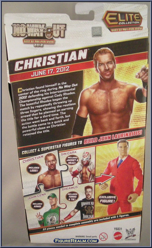 Christian - Mattel Wwe (Best Of PPV) action figure collectible - Main Image 2