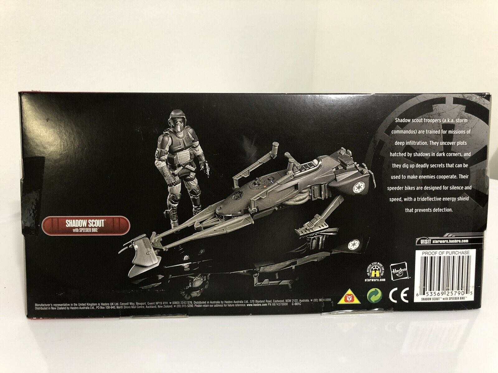 Shadow Scout with Speeder Bike - Hasbro (Star Wars: The Vintage Collection) action figure collectible [Barcode 653569257905] - Main Image 3