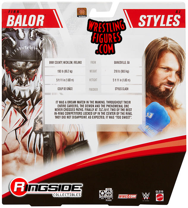 Finn Balor & AJ Styles - Mattel Wwe (WWE Elite Collection 2 Packs) action figure collectible - Main Image 4