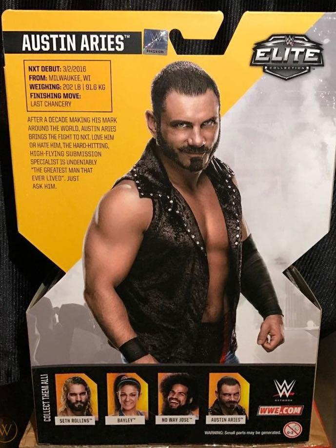 Austin Aries - Mattel WWE (NXT TakeOver) action figure collectible - Main Image 4