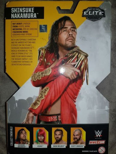 Shinsuke Nakamura - Mattel Wwe (NXT TakeOver) action figure collectible - Main Image 4