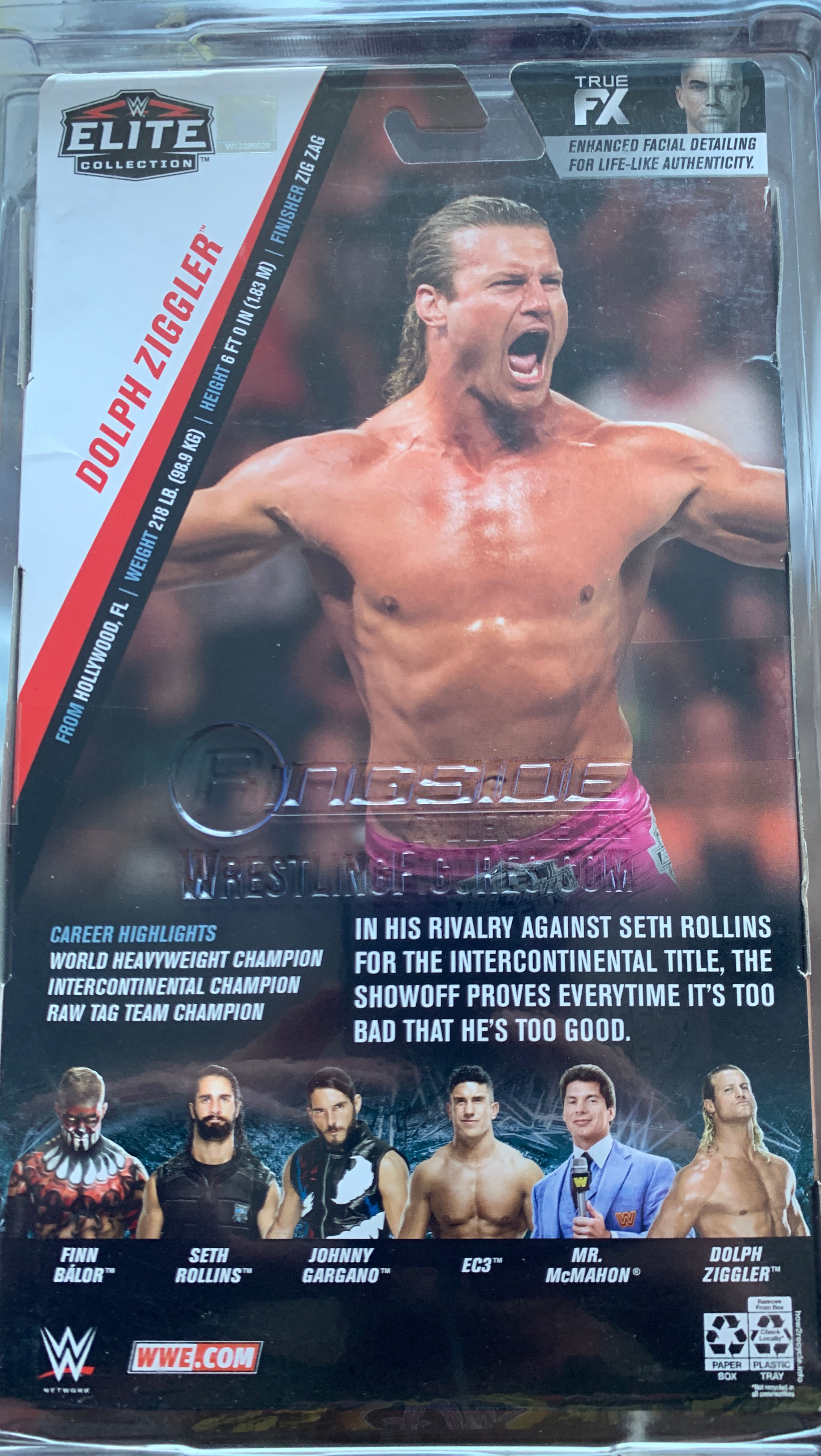 Dolph Ziggler ELITE 70 - Mattel (WWE) action figure collectible [Barcode 887961730104] - Main Image 2