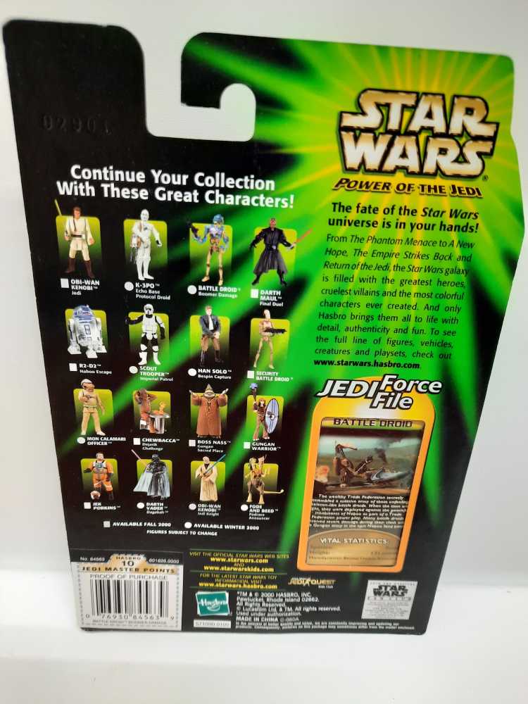 Battle Droid (Boomer Damage) - Hasbro (Star Wars Power Of The Jedi) action figure collectible [Barcode 076930845639] - Main Image 2