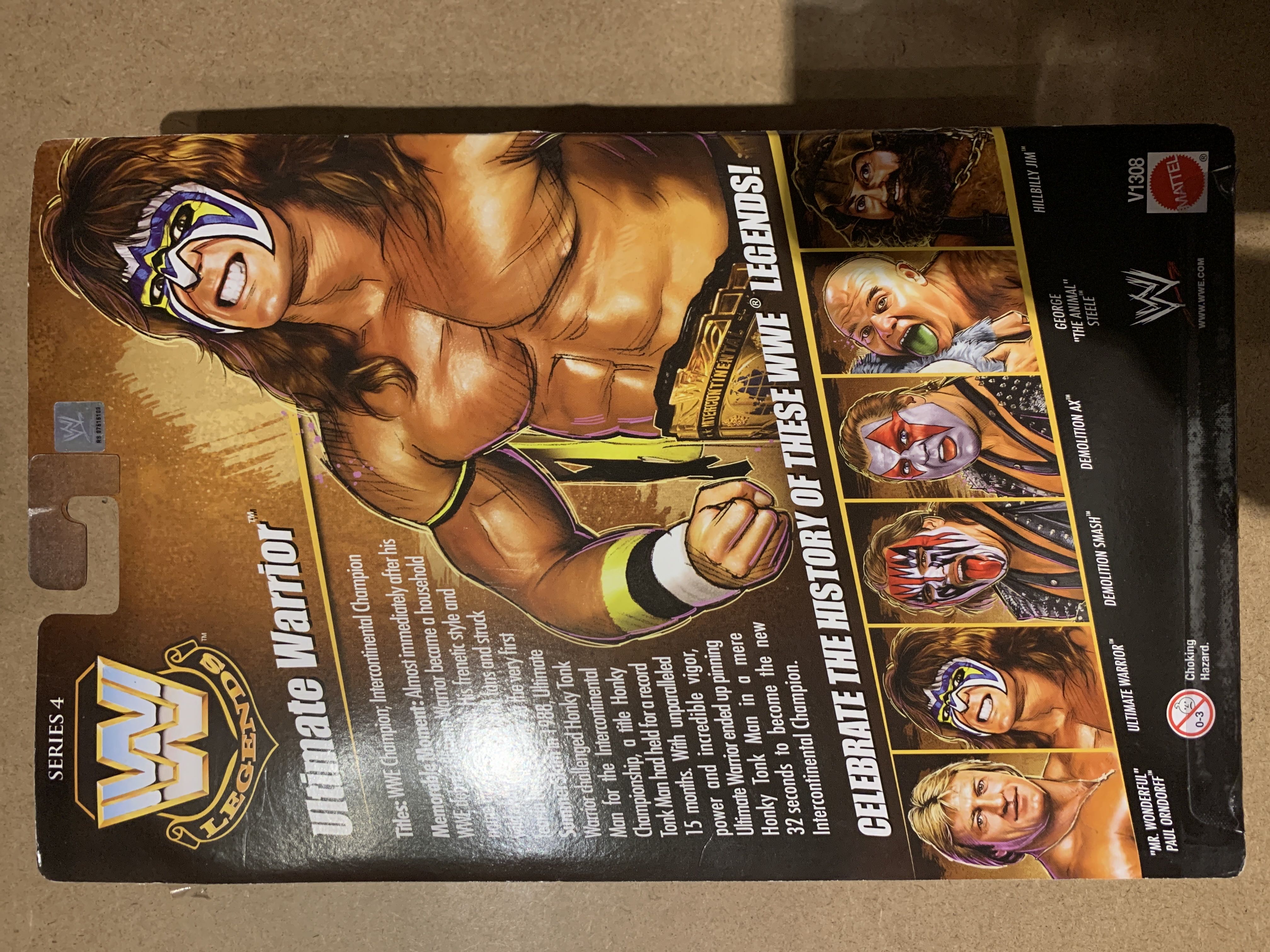 Ultimate Warrior (White Trunks)  (Legends) action figure collectible - Main Image 2