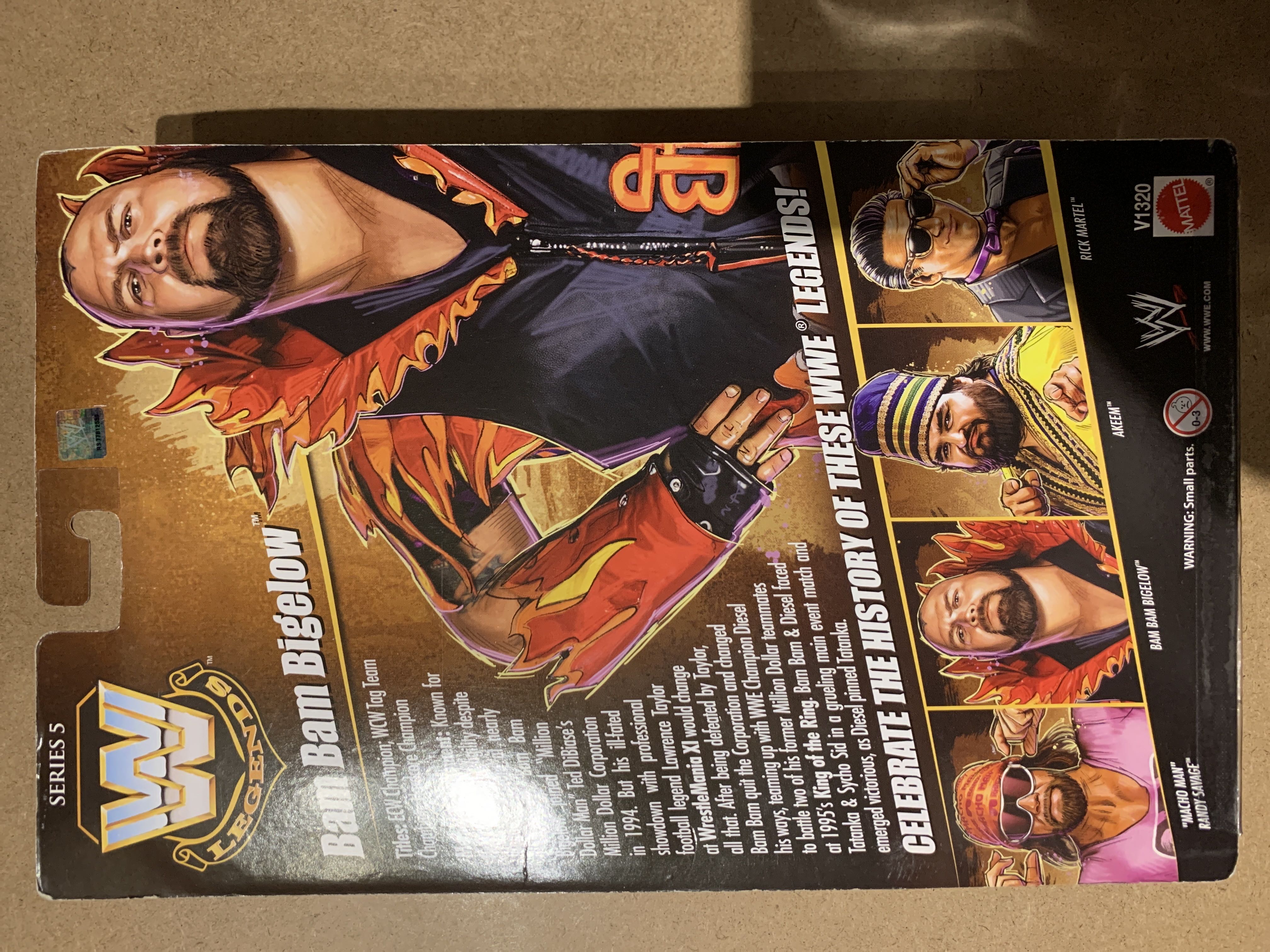 Bam Bam Bigelow  (Legends) action figure collectible - Main Image 2