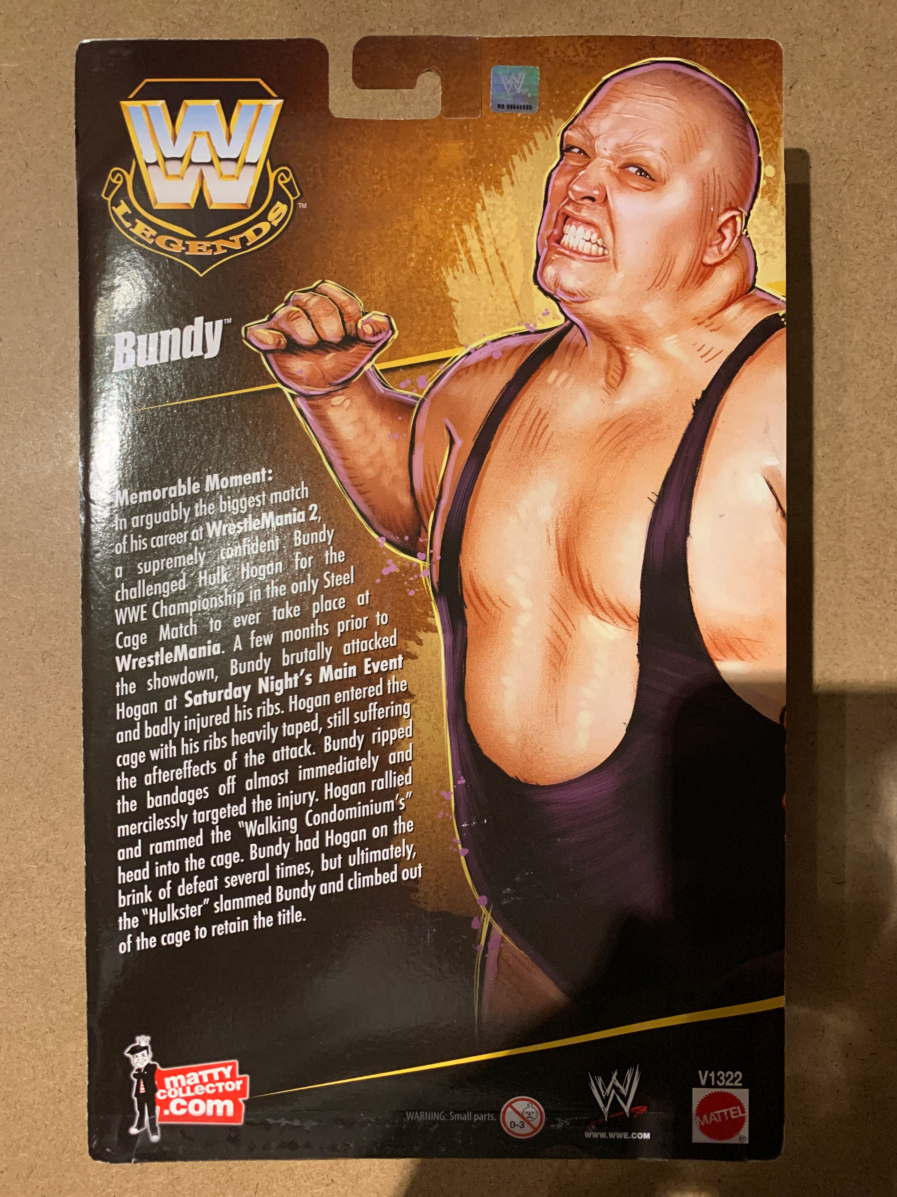Bundy with Matty Collector Box  (Legends) action figure collectible - Main Image 2