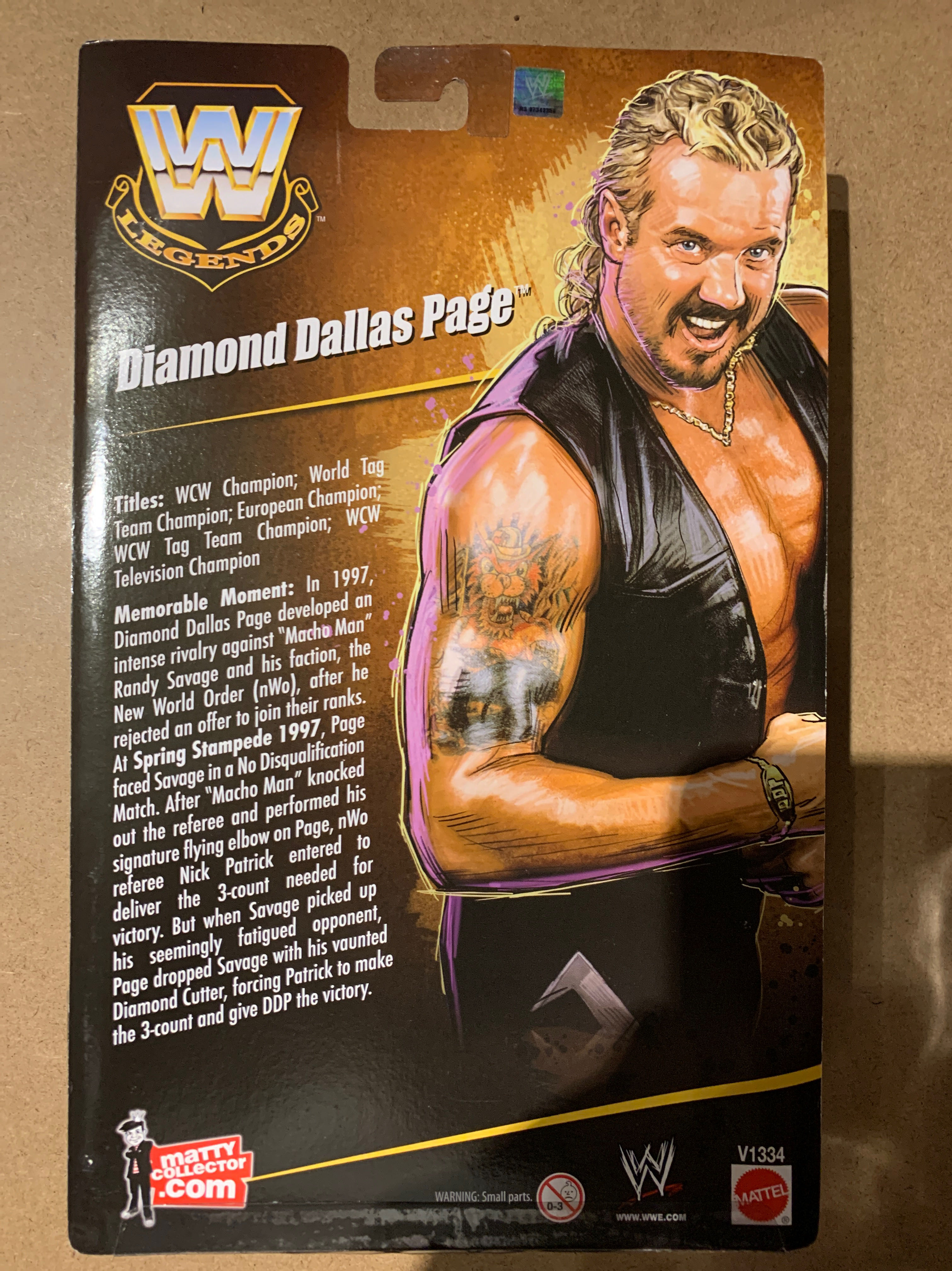 Diamond Dallas Page with Matty Collector Box  (Legends) action figure collectible - Main Image 2