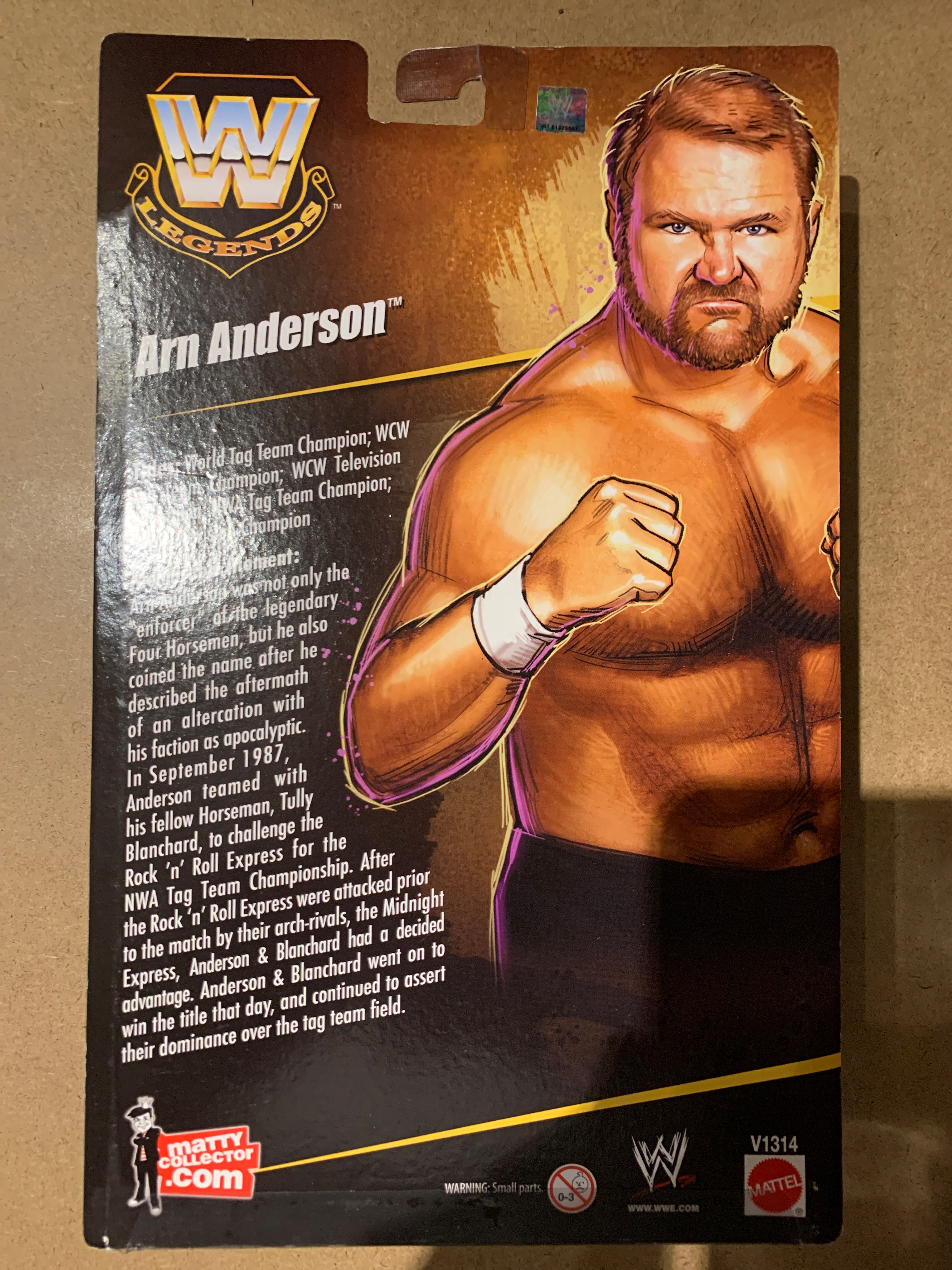 Arn Anderson - Mattel (WWE Legends) action figure collectible - Main Image 2