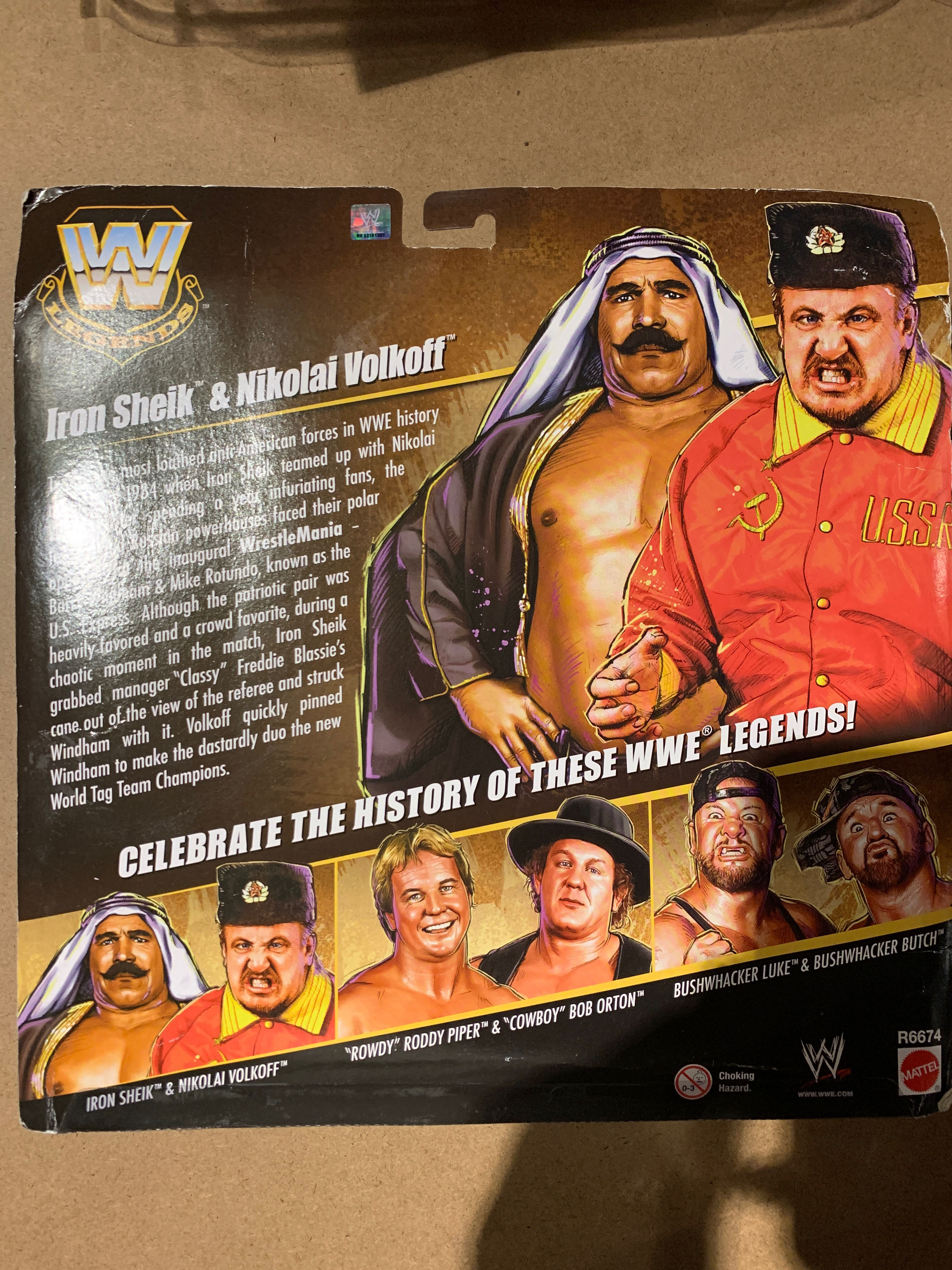 Iron Sheik/Nikolai Volkoff  (Legends) action figure collectible - Main Image 2