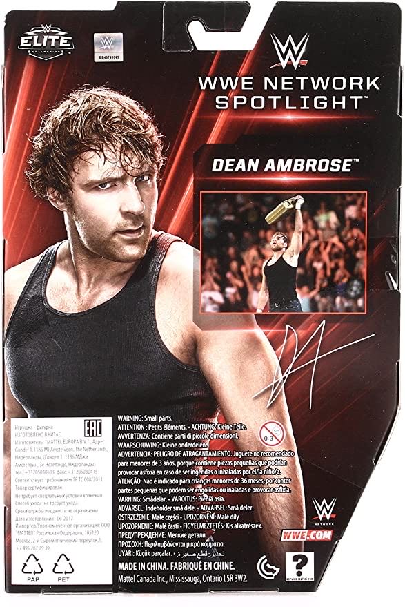 Dean Ambrose - Mattel Wwe (WWE Network Spotlight) action figure collectible - Main Image 4