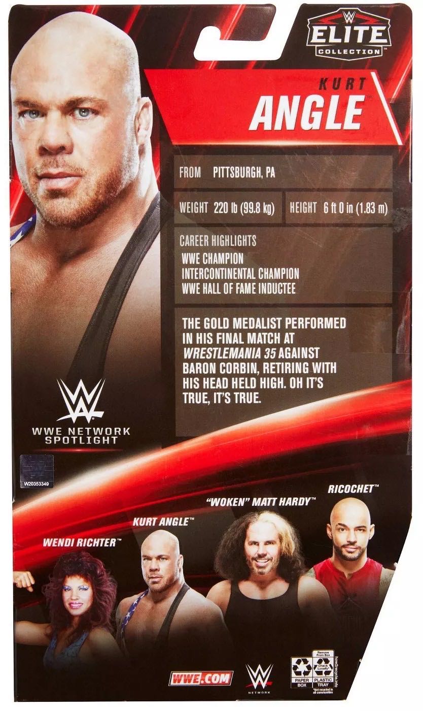 Kurt Angle - Mattel Wwe (WWE Network Spotlight) action figure collectible - Main Image 2