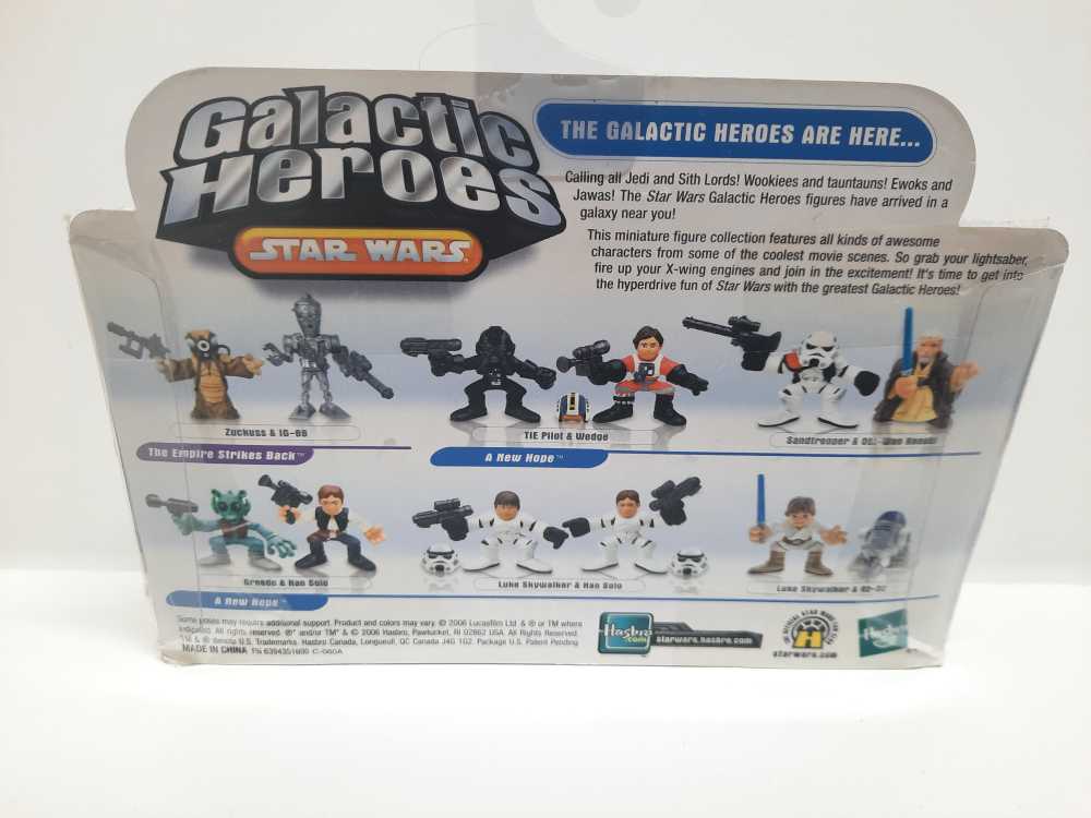 Luke & Han In Stormtrooper Disguise  (Star Wars: Galactic Heroes: 2”) action figure collectible [Barcode 653569172246] - Main Image 2