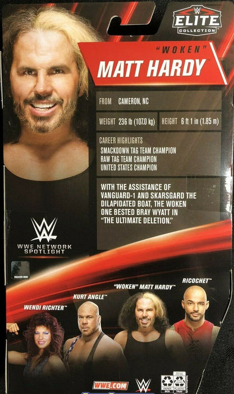 Matt Hardy - Mattel Wwe (WWE Network Spotlight) action figure collectible - Main Image 3