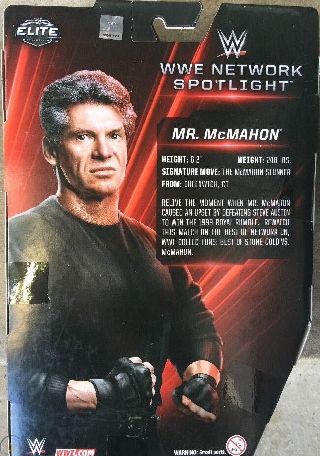 Vince McMahon - Mattel Wwe (WWE Network Spotlight) action figure collectible - Main Image 4