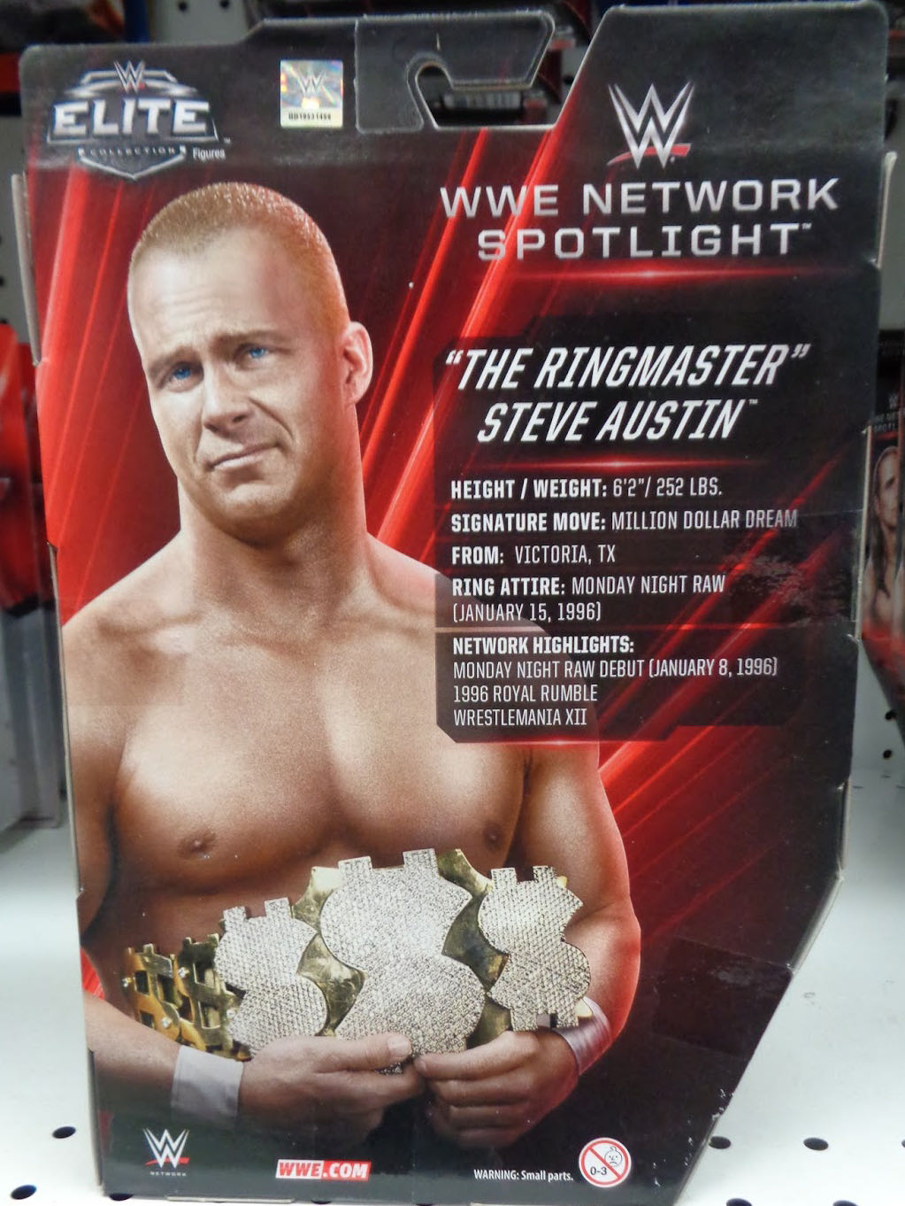 The Ringmaster Steve Austin - Mattel - Mattel WWE (WWE Network Spotlight) action figure collectible - Main Image 4