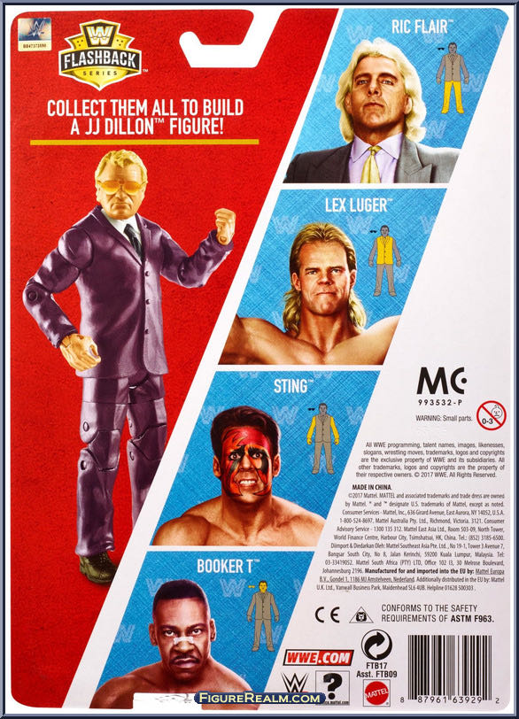 Booker T - Mattel Wwe (WWE Flashback Basic Series) action figure collectible - Main Image 4