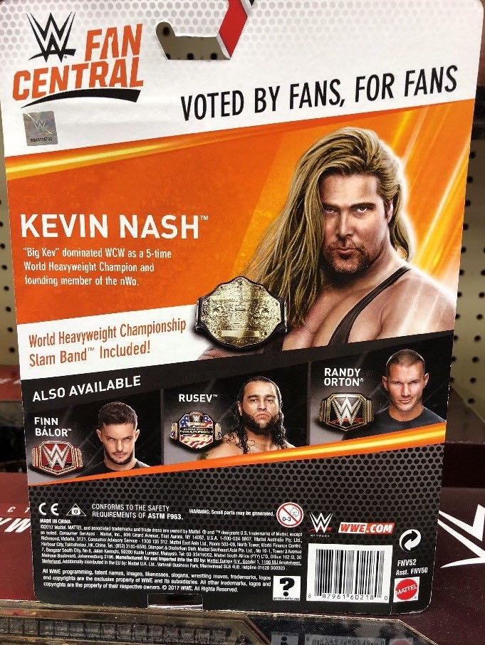 Kevin Nash - Mattel Wwe (WWE Fan Central) action figure collectible - Main Image 2