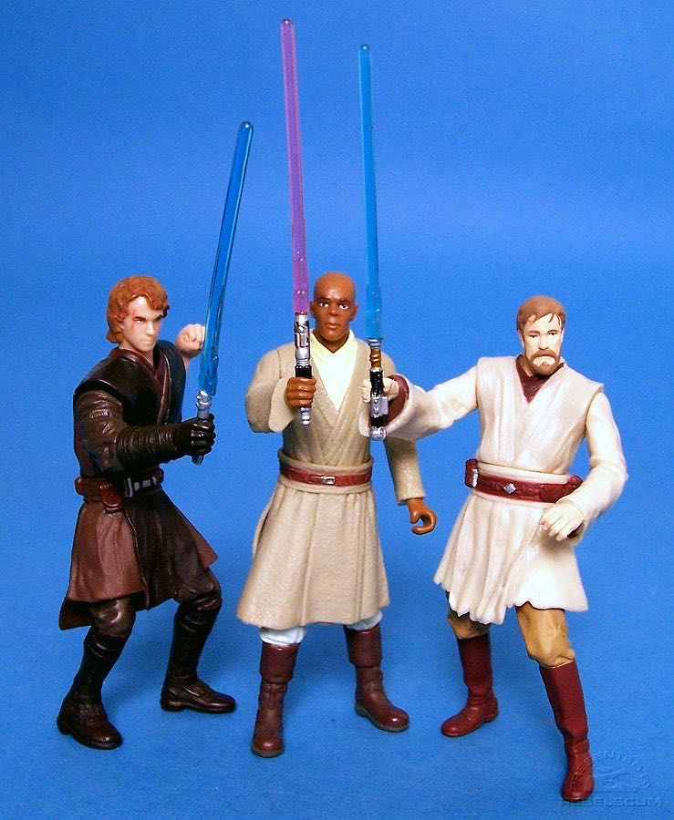 Jedi Knights (Commemorative Episode III DVD Collection) - Hasbro (Walmart Exclusive) action figure collectible [Barcode 653569091981] - Main Image 3