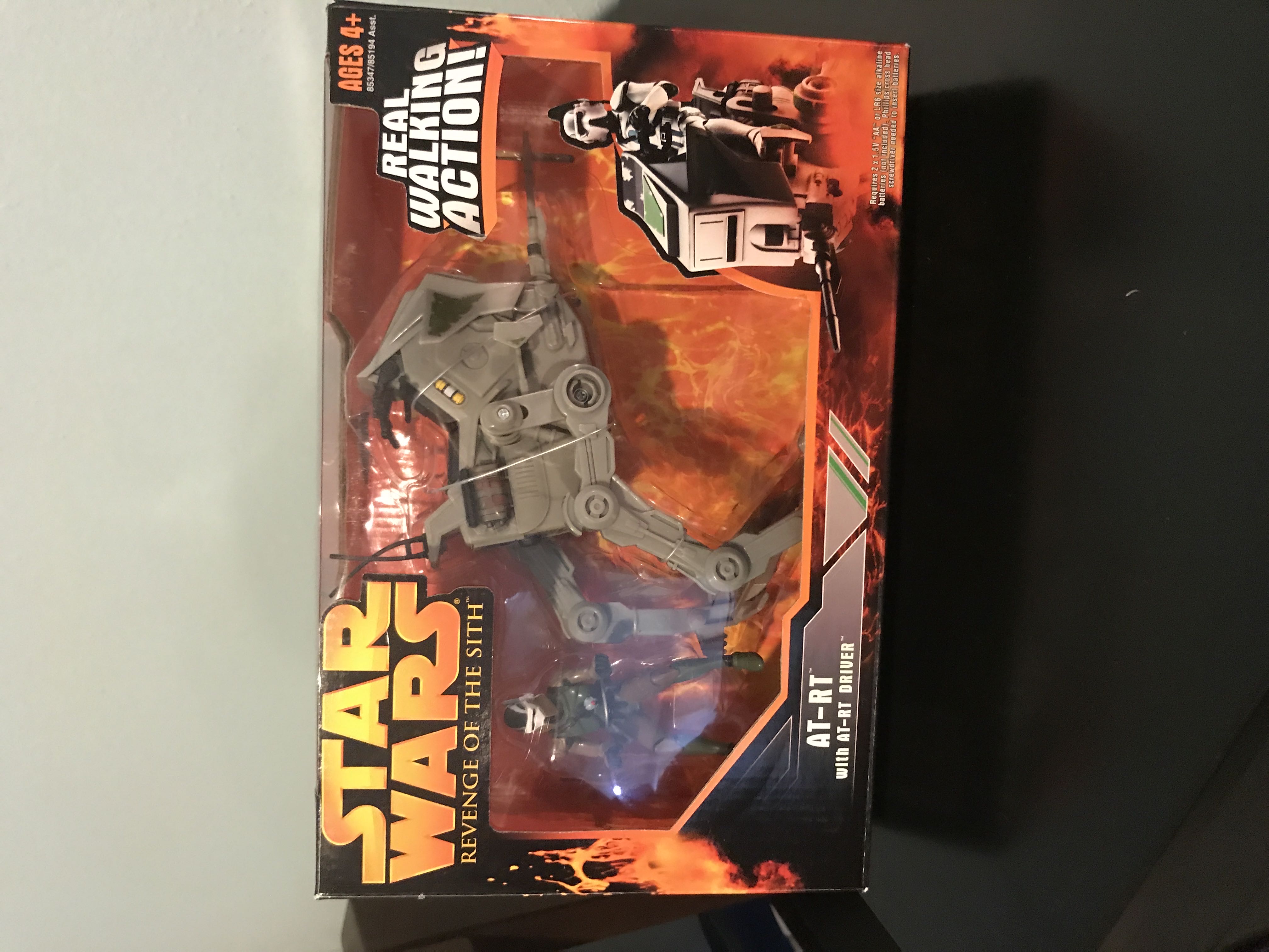 AT-RT w/ AT-RT Driver (Real Walking Action!) - Hasbro (Star Wars Revenge of the Sith) action figure collectible [Barcode 076930853474] - Main Image 2