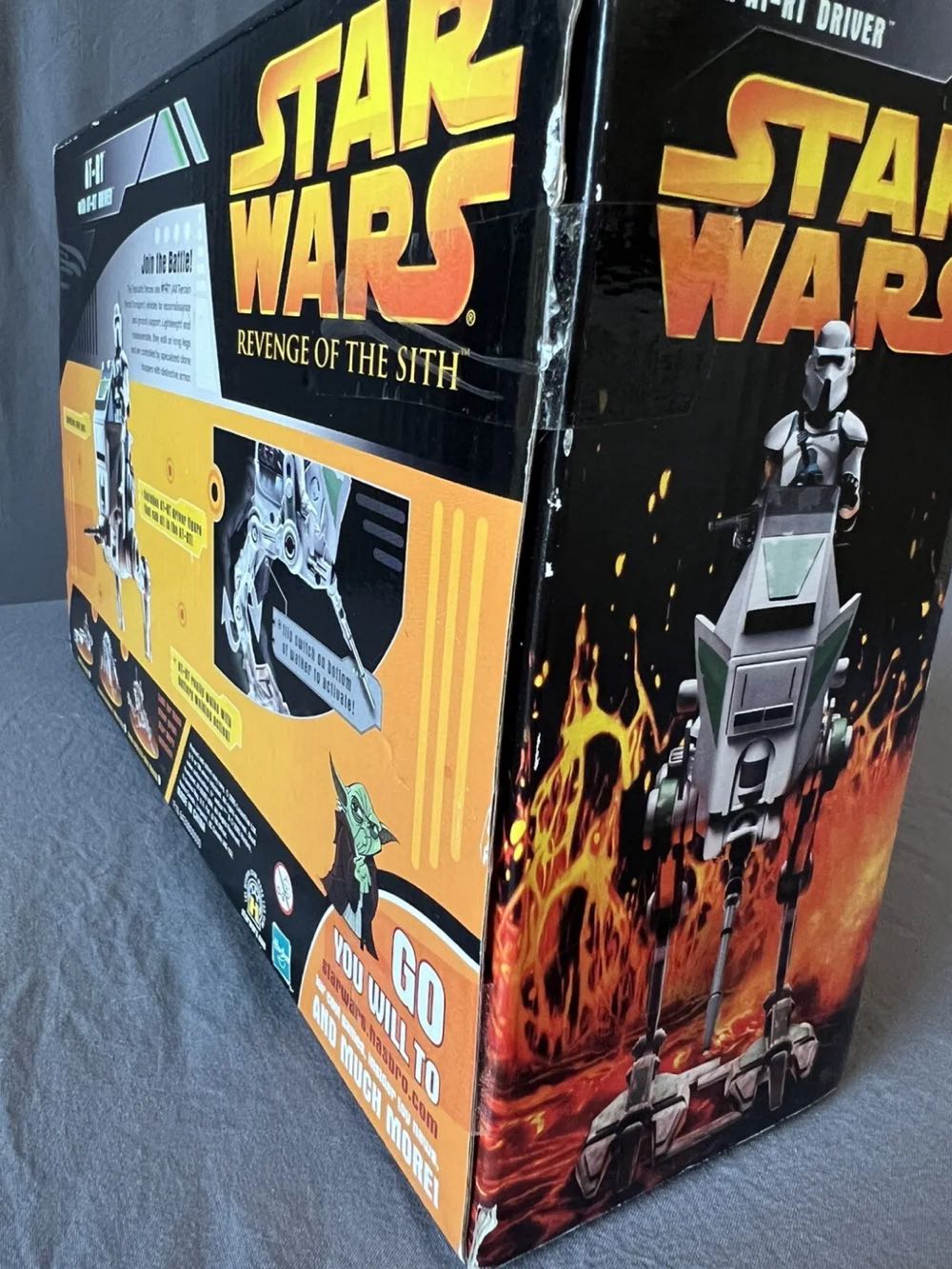 AT-RT w/ AT-RT Driver (Real Walking Action!) - Hasbro (Star Wars Revenge of the Sith) action figure collectible [Barcode 076930853474] - Main Image 3