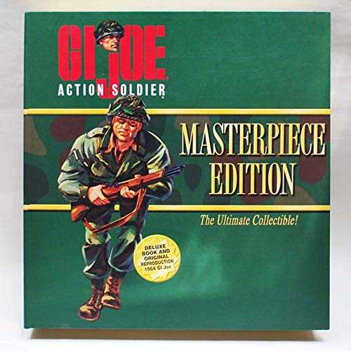 Gi Joe Masterpiece Edition The Ultimate Collectible Action Soldier With Deluxe Book And Original Reproduction Gi Joe With Black Hair