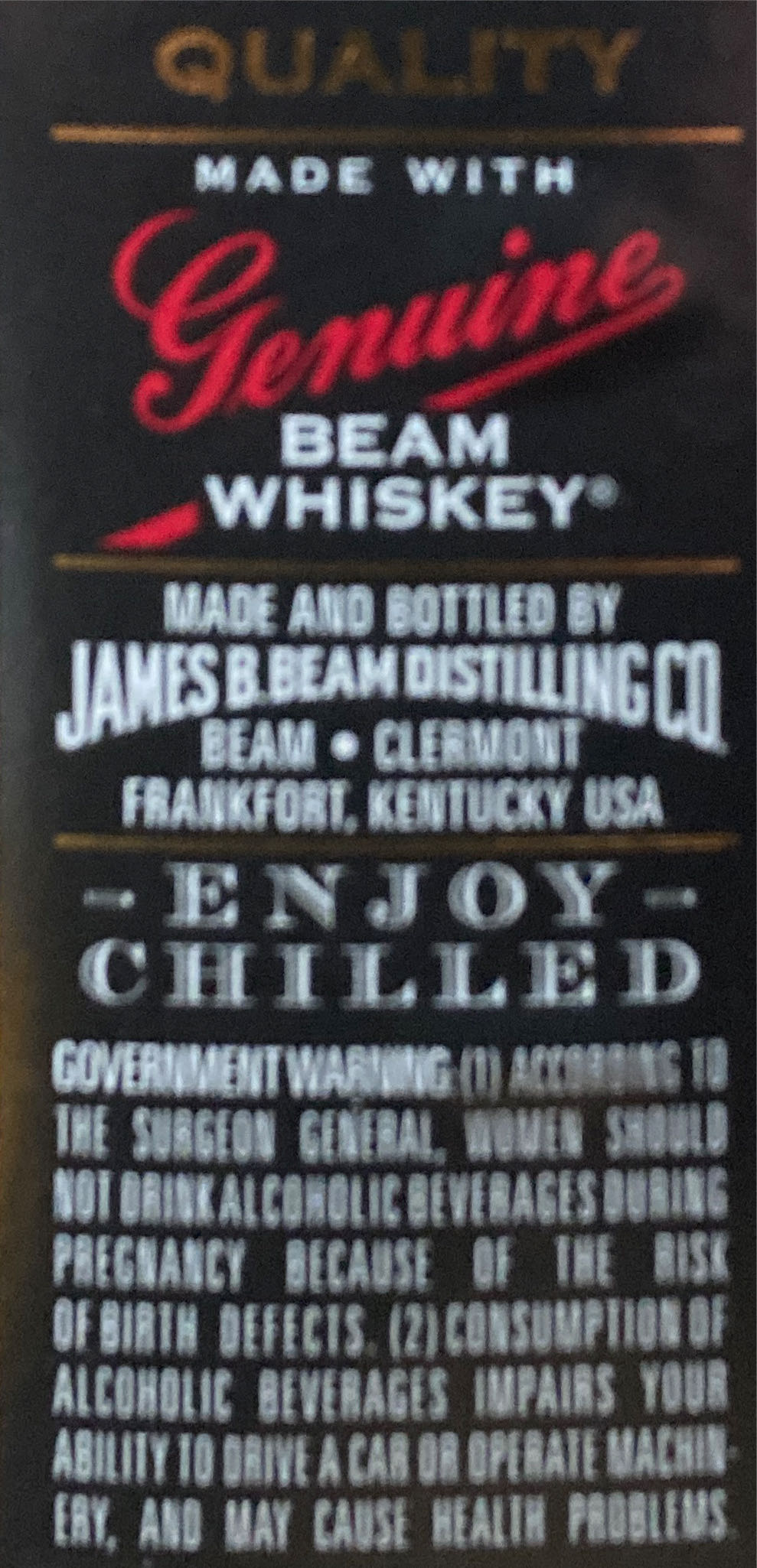 Jim Beam Kentucky Fire - Jim Beam Distillery (750 mL) alcohol collectible [Barcode 080686006381] - Main Image 3