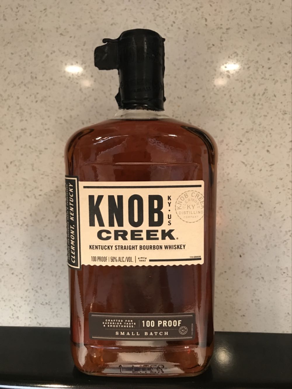 Knob Creek 9year - Beam Suntory, Kentucky, USA (1 L) alcohol collectible [Barcode 080686016205] - Main Image 2