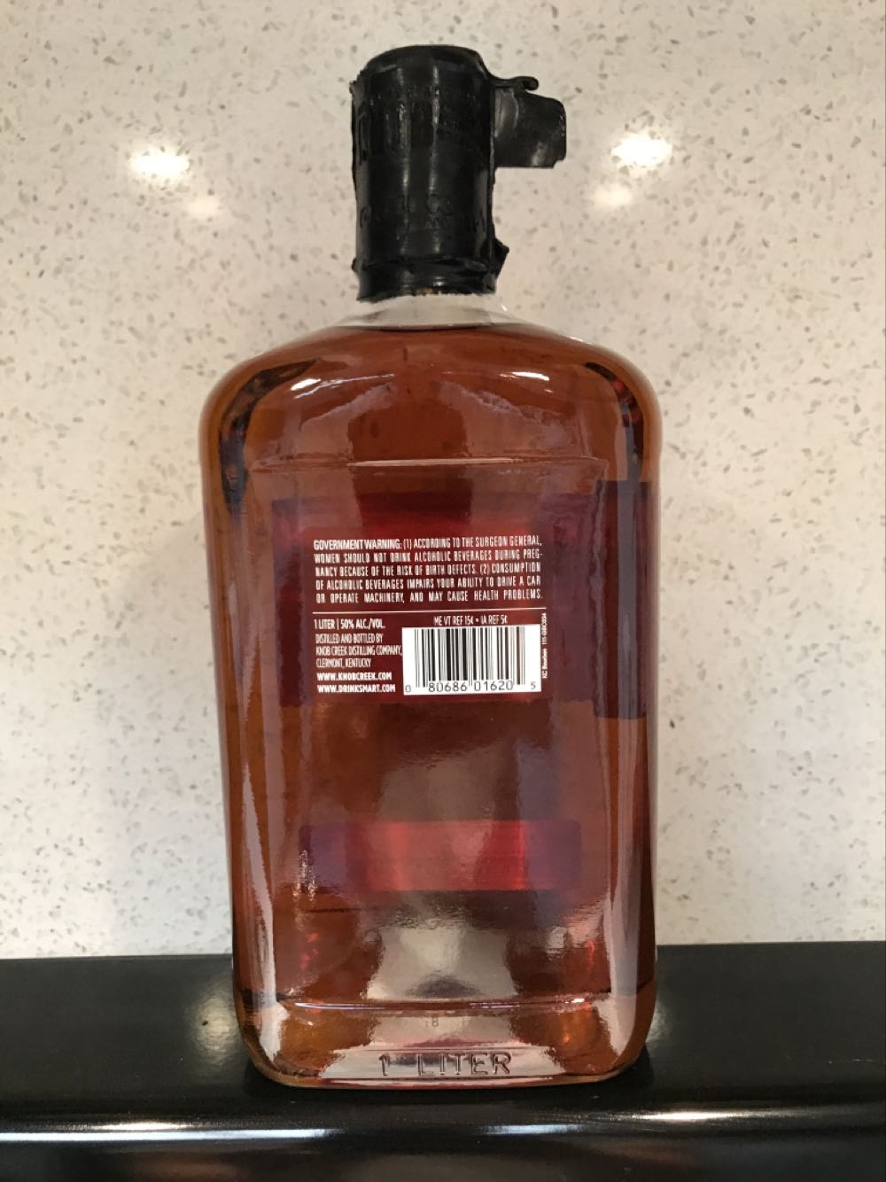 Knob Creek 9year - Beam Suntory, Kentucky, USA (1 L) alcohol collectible [Barcode 080686016205] - Main Image 3