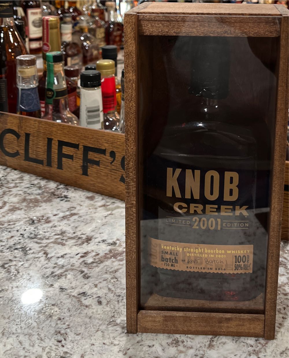 Knob Creek 2001 (15 Year Old Bourbon) - Jim Beam Distillery (750mL) alcohol collectible [Barcode 080686016397] - Main Image 3