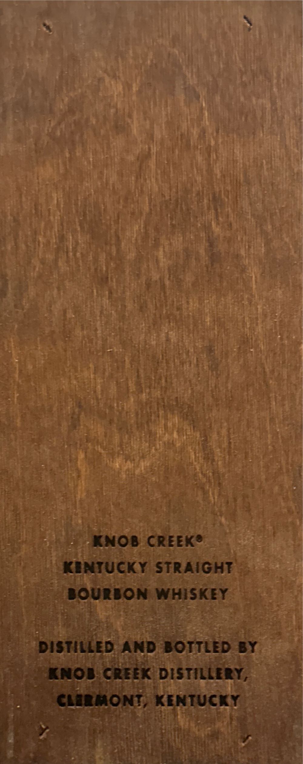 Knob Creek 2001 (15 Year Old Bourbon) - Jim Beam Distillery (750mL) alcohol collectible [Barcode 080686016397] - Main Image 4