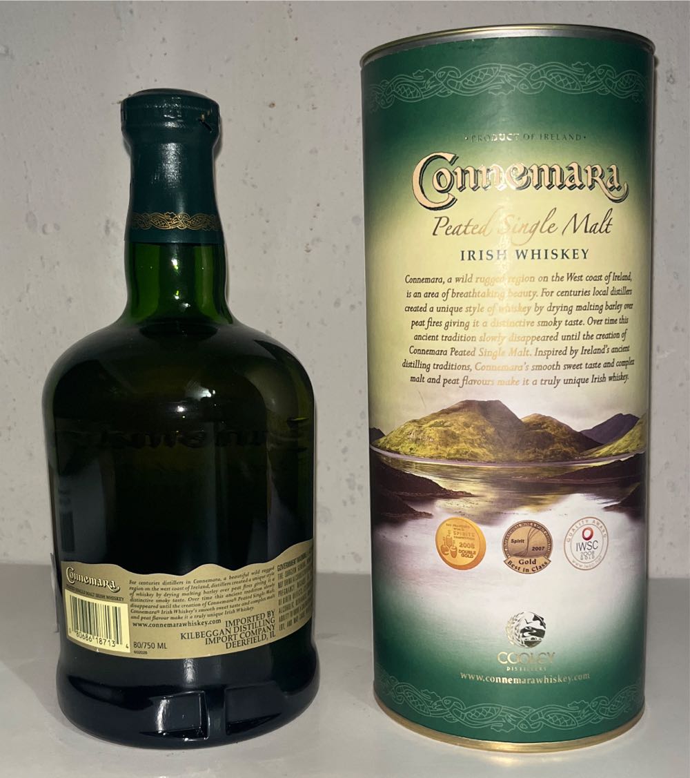 Connemara - Kilbeggan Co Distilling (750 mL) alcohol collectible [Barcode 080686187134] - Main Image 2