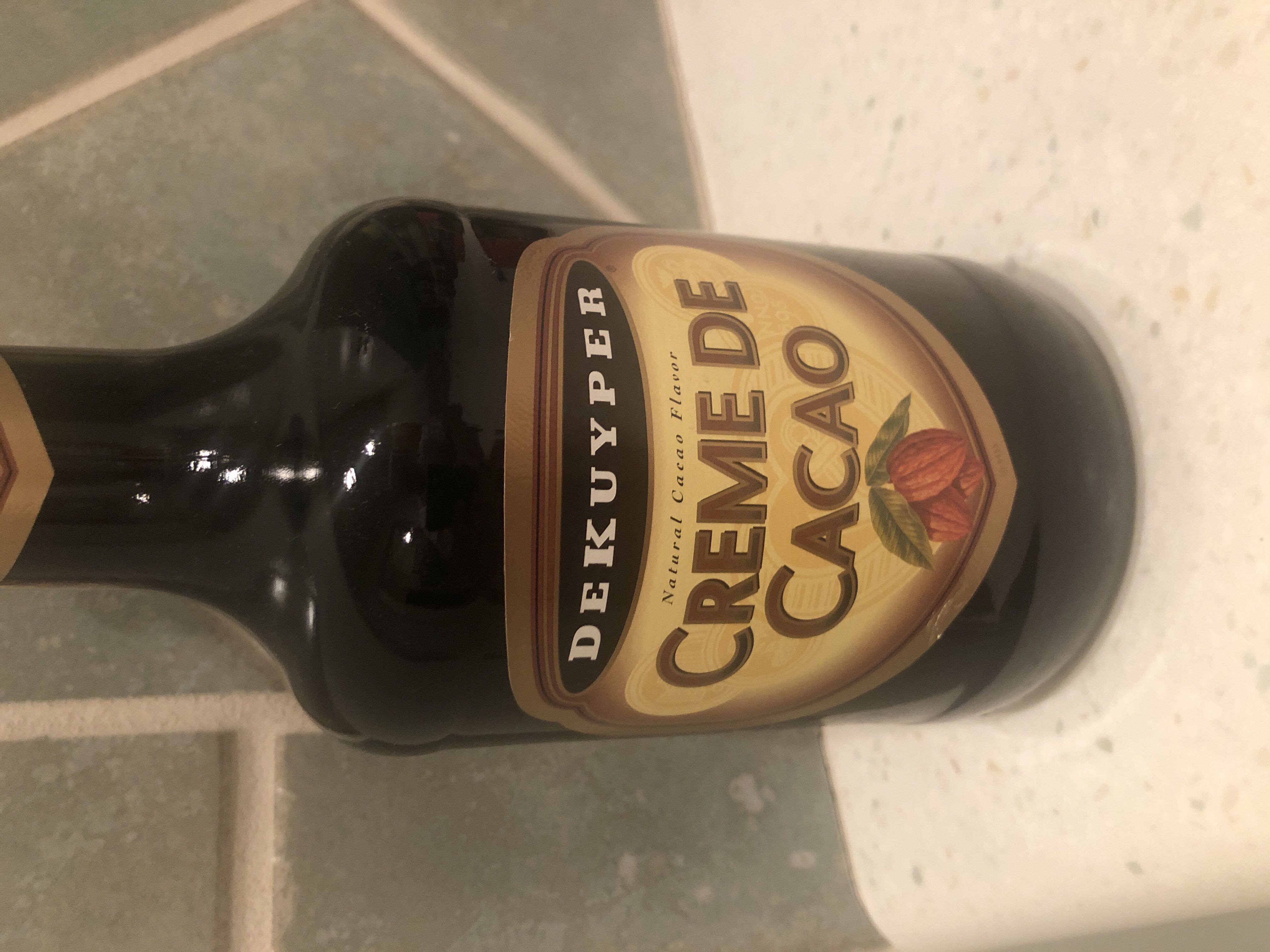 Creme De Cacoa Liqueur  - Dekuyper (375 mL) alcohol collectible [Barcode 080686320401] - Main Image 2