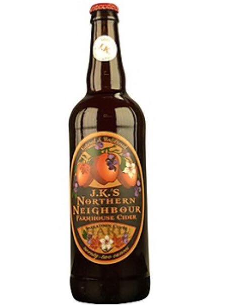 J.K.’s Northern Neighbour Farmhouse Cider Saskatoon Cuvée - Almar Orchards (22 fl. oz.) alcohol collectible [Barcode 016121022043] - Main Image 1