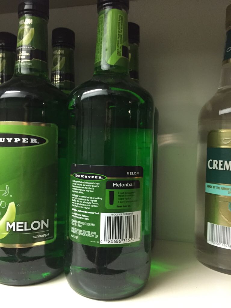 Melon  - Pike Place Brewery (46 mL) alcohol collectible [Barcode 080686345206] - Main Image 2