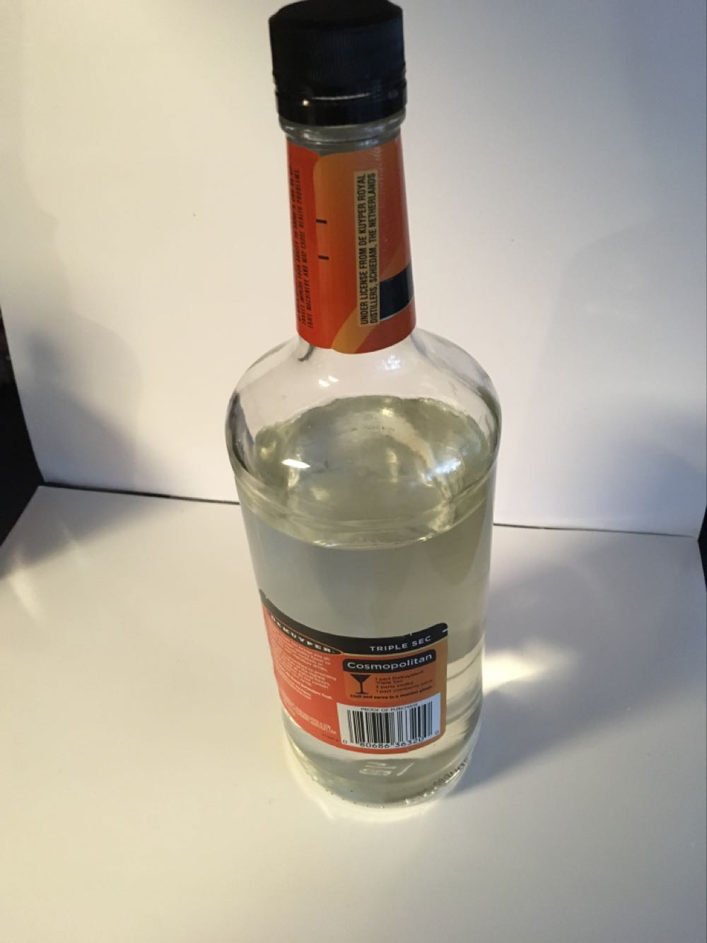 Triple Sec - Dekuyper (750 mL) alcohol collectible [Barcode 080686363200] - Main Image 2