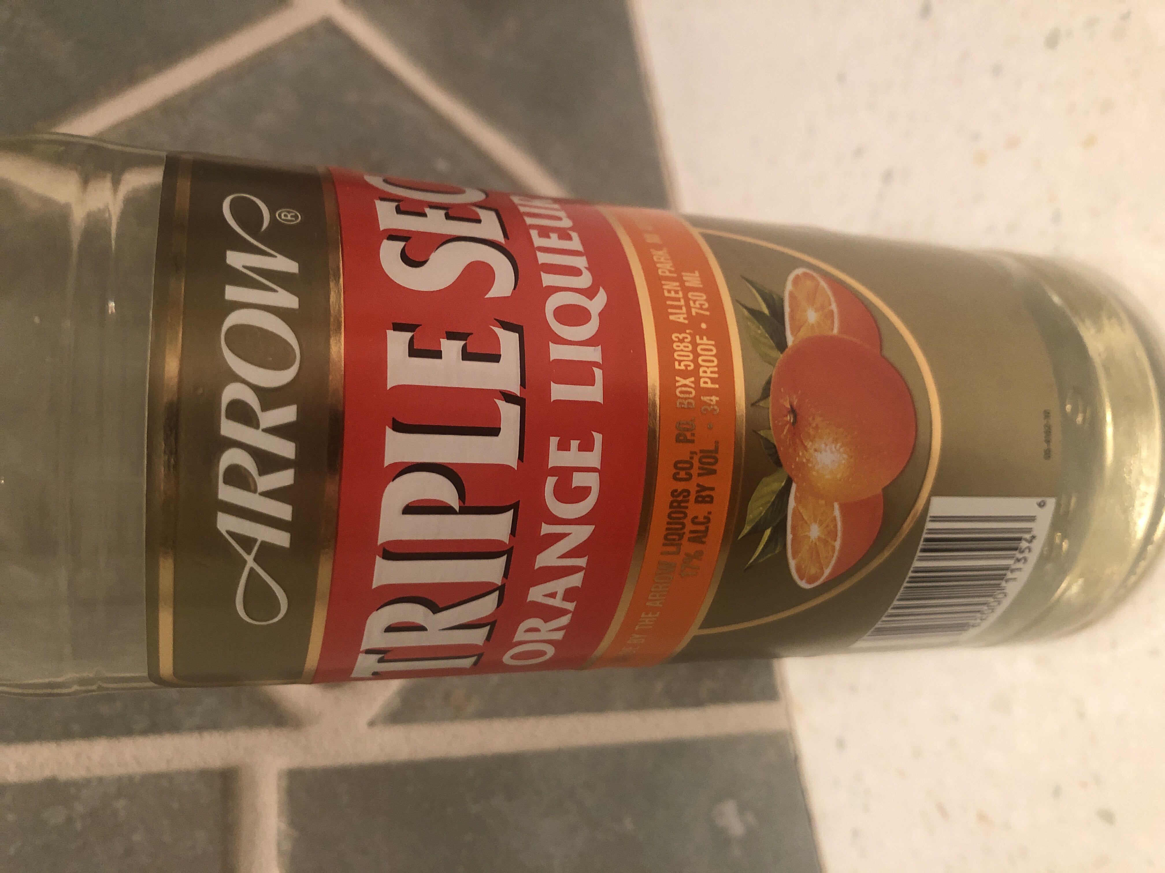 DeKuyper Triple Sec - Dekuyper (750 mL) alcohol collectible [Barcode 080686363620] - Main Image 2