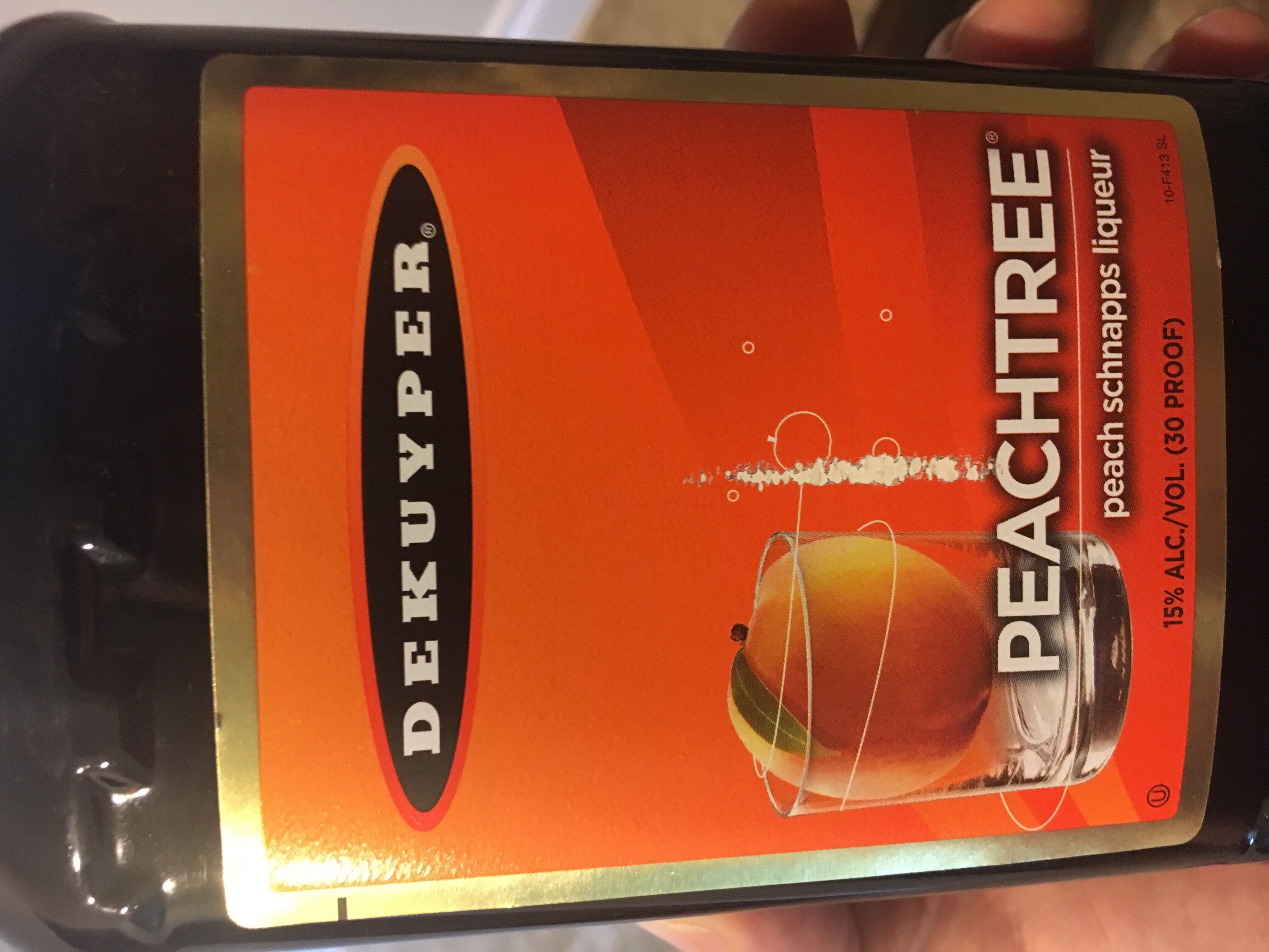 Peachtree - De Kuyper Royal Distillers (750 mL) alcohol collectible [Barcode 080686365433] - Main Image 2