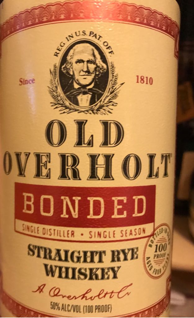 Old Overholt “Bottled In Bond” - A. Overholt & Co. (750 mL) alcohol collectible [Barcode 080686441014] - Main Image 1