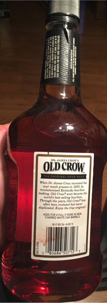 Old Crow Bourbon Whiskey - Old Crow Distillery Co. (1.75L) alcohol collectible [Barcode 080686507123] - Main Image 2